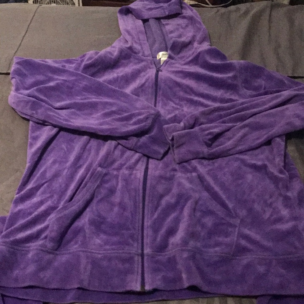 Velour pants set size 1x